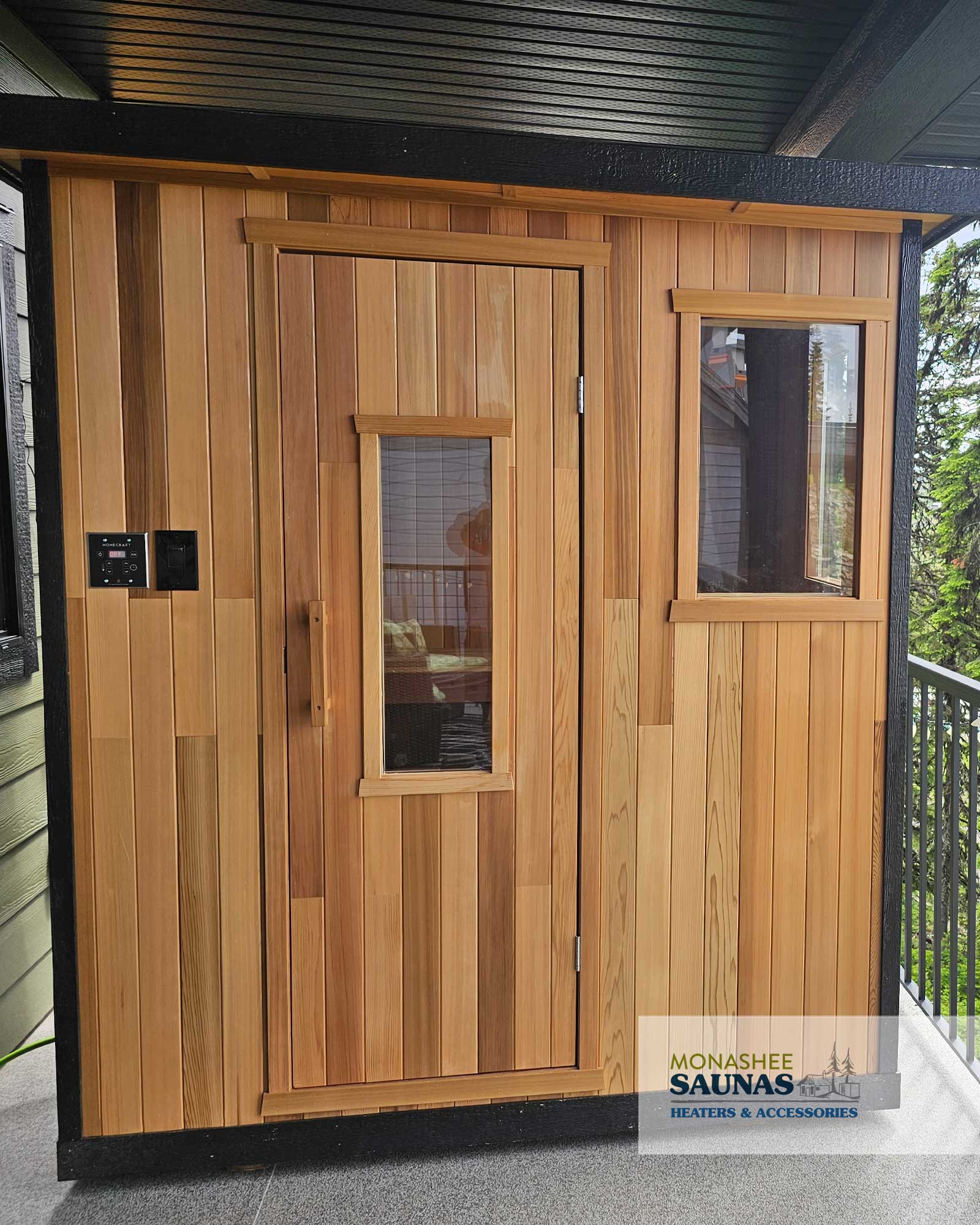 Monashee Saunas Classic Cube Ski Chalet Outdoor Sauna